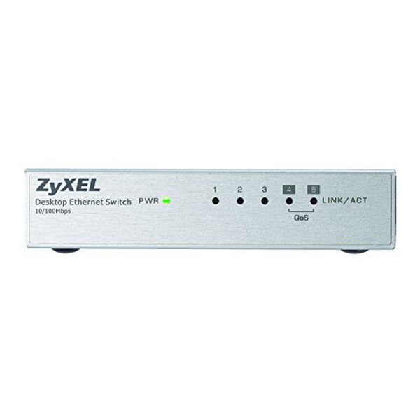 desktop di Interruttore ZyXEL ES-105AV3-EU0101F 200 Mbps LAN RJ45 x 5 Bianco