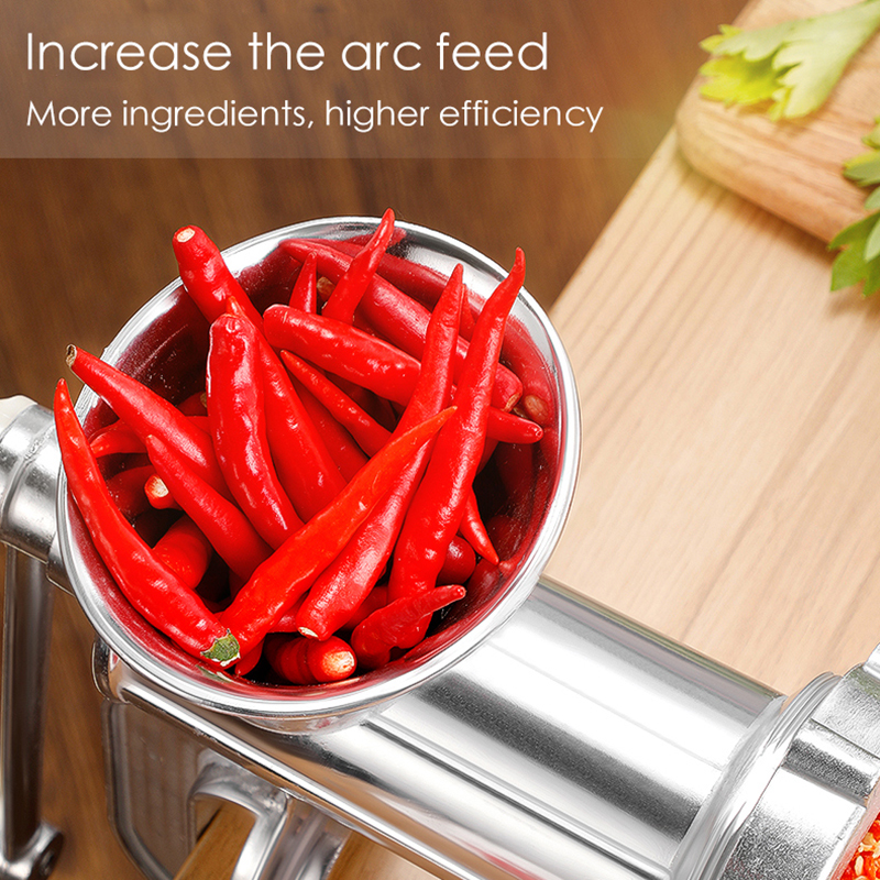 Kitchen Tools Manual Meat Grinder Hand Operated Beef Noodle Pasta Mincer Sausages Maker Gadgets Aluminum Grinding Machine