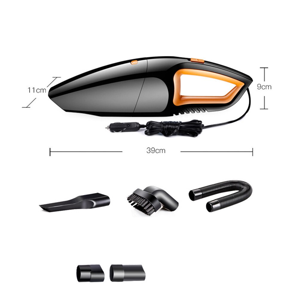 12v Car Vacuum Cleaner 120w High Power Suction Vacuum Wet Dry Handheld Cleaner Portable Rechargeable Vacuum Cleaner#g30
