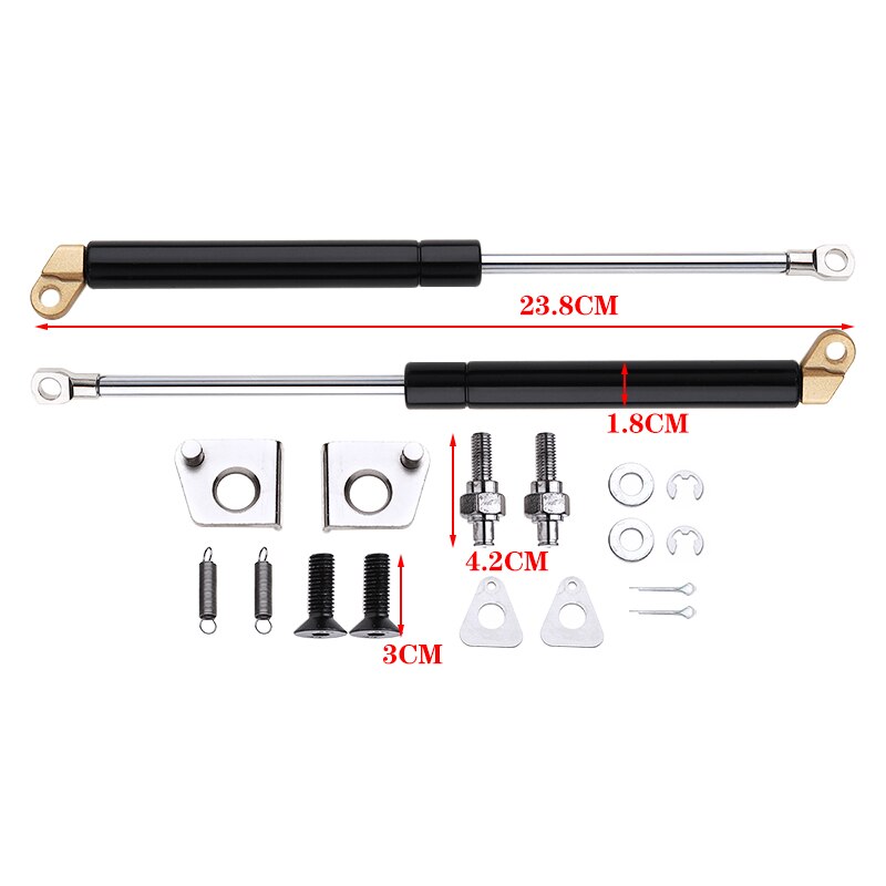 2pcs Car Rear Gate Strut Shock Gas Slow Down Left and Right For Ford Ranger T6 Xl Px Xlt Wildtrak