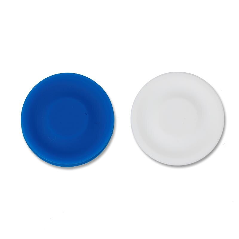 mini flying disk frisb silicone disc game parent-child interactive sports outdoor sports flying saucer fingertip toy: 2PCS-Blue white