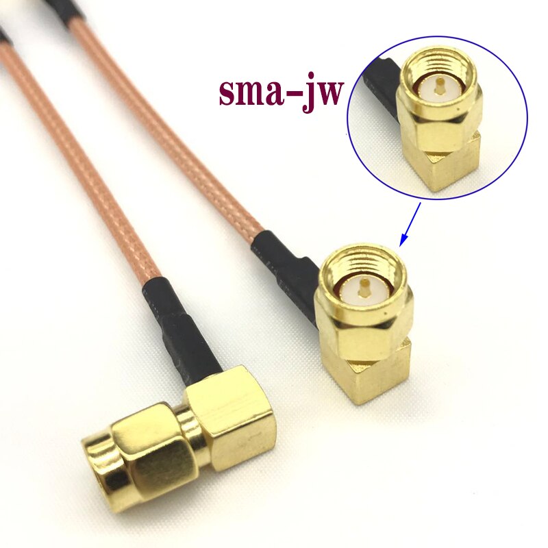 Sma Male Hoofd Turn Sma Mannelijk Hoofd RG316 Line Extension Lijn Lengte 15 Cm Rf Radio Frequentie Transfer Feeder sma-J Sma