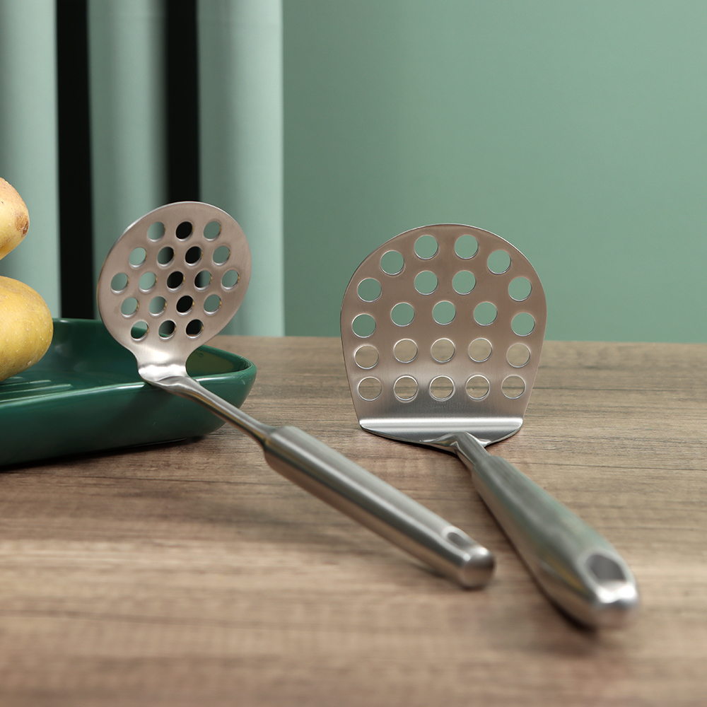 Vegetable Potato Masher Fruit Tools Mashed Potatoes Ricer Juice Accessories Kitchen Press Potatoe Cooking Stainless Steel Tool