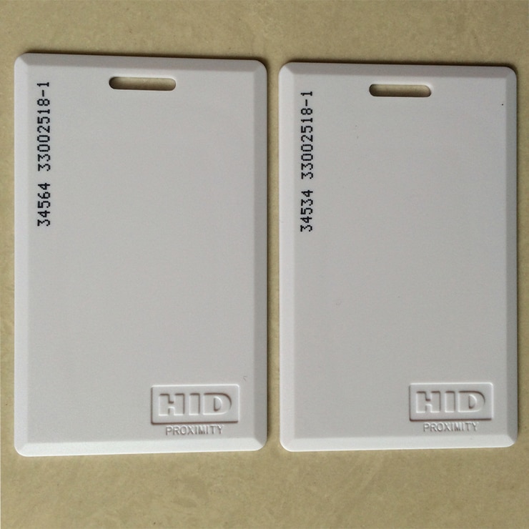125khz Genuine H-ID ProxCard II 1326 LMSMV Clamshell Proximity Card for Access Control Standard 26 Bit H10301 Format