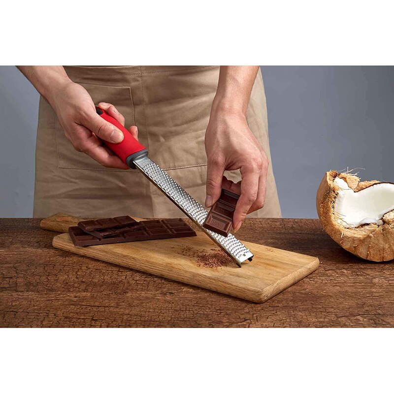 Râpe à zeste Premium-lame en acier inoxydable-pour zeste et râper le fromage-poignée douce au toucher, outils de cuisine