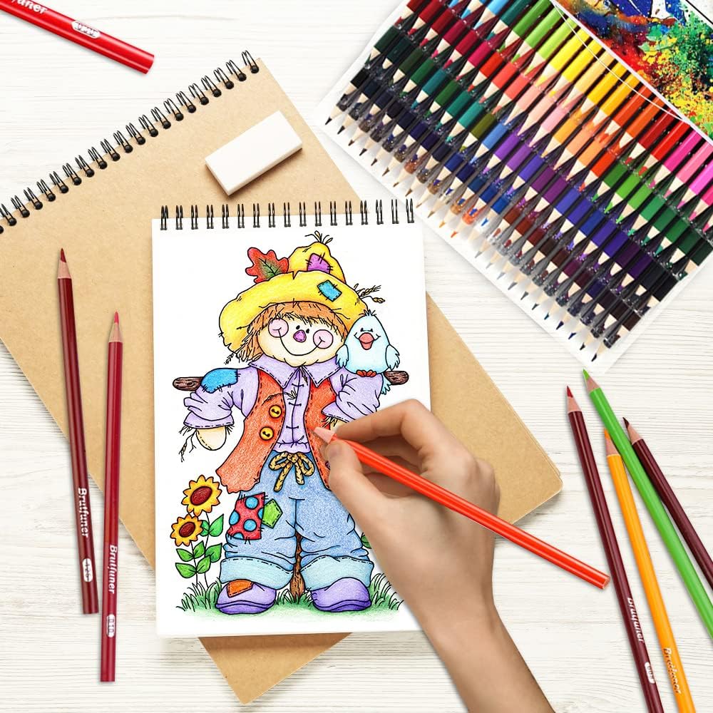 Matite colorate Matite a olio Matite da colorare Matite da disegno Nuclei morbidi Matite colorate per libri da colorare per adulti Artisti principianti