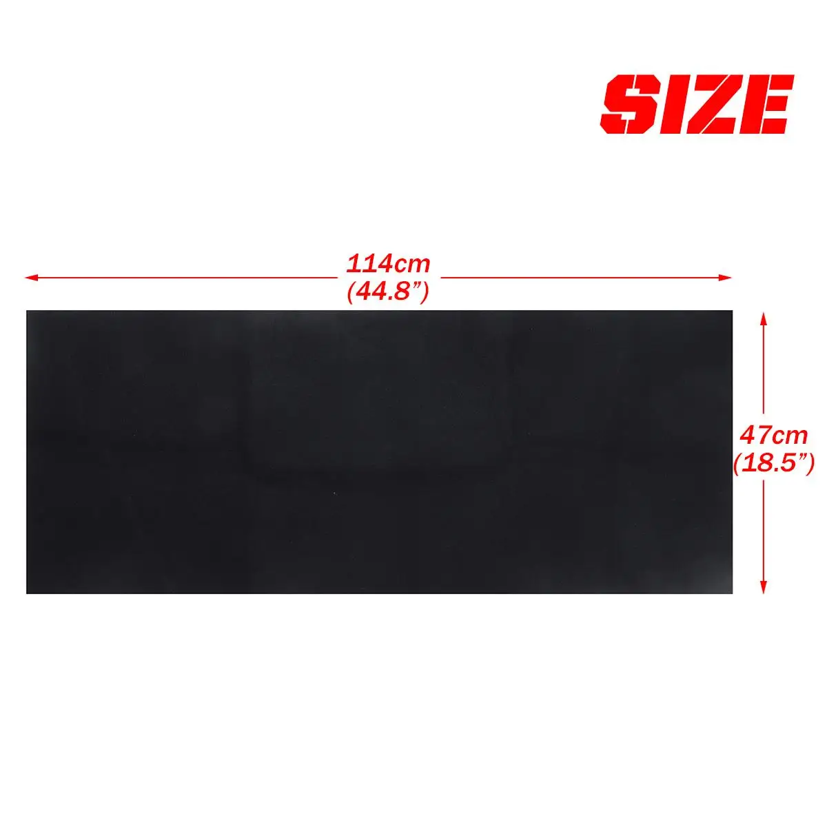 Extractor de campana extractora de carbón activado, filtro de algodón para escape de humo, piezas de campana extractora de cocina para el hogar, 47x114cm, color negro