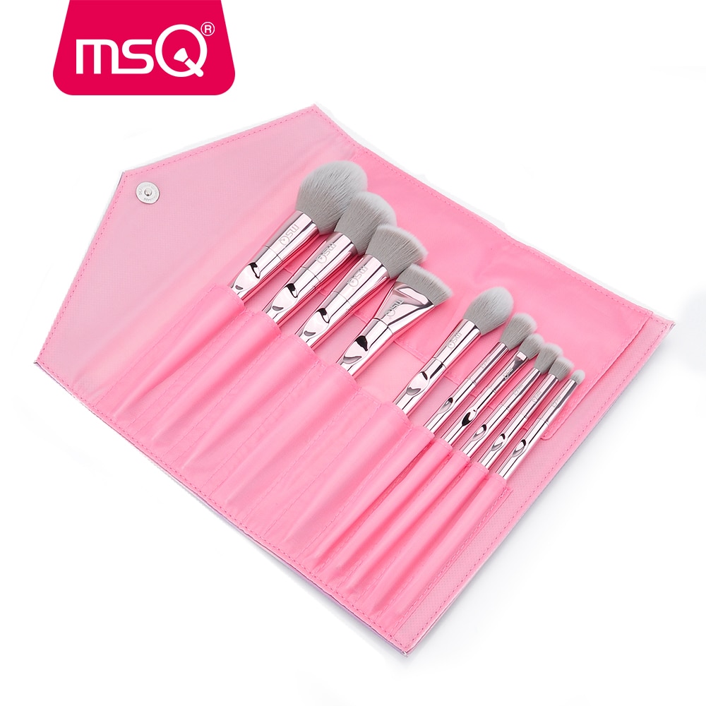 MSQ 10pcs Makeup Brushes Set Blusher Foundation Eyeshadow Make Up Brushes Kit pincel maquiagem Travel Make Up Tool