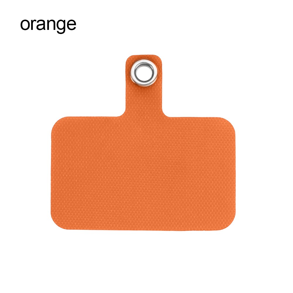 Universal Mobile Phone Safety Lanyard Gasket Replacement Anti-lost Detachable Adjustable Neck Cord Strap Clip Snap Rope Patch: A6 orange