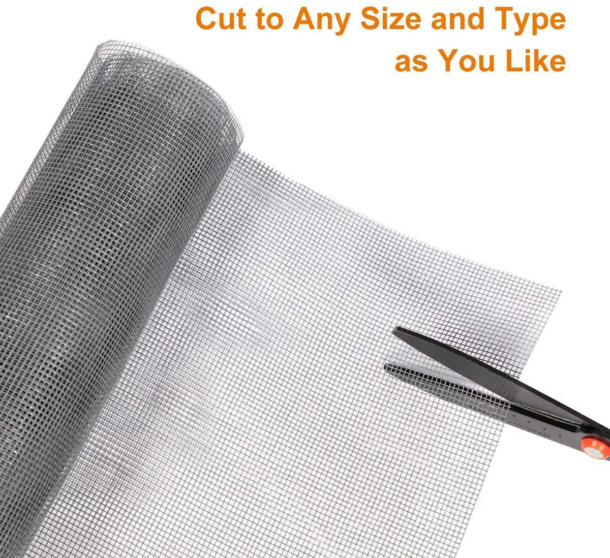 1-3 Meters 20 Meshes Nano Fly Mosquito Screen Net Mesh for Door Window, Protect Baby & Family from Insect and Bug