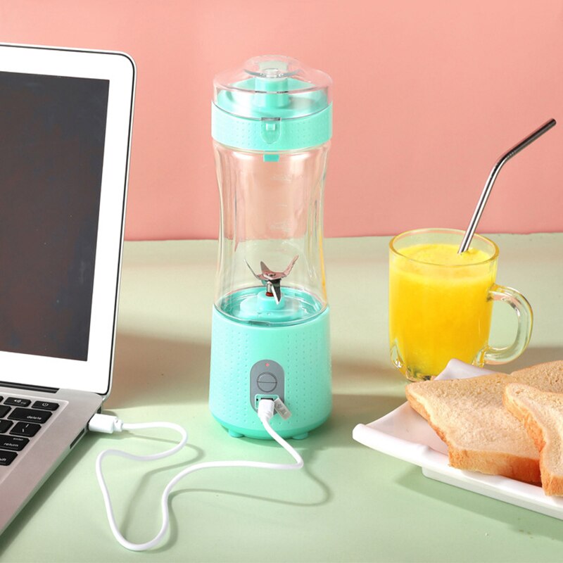 6 Cutter Draagbare Sapcentrifuge Elektrische Mixer Fruit Groenten Quick Sap Blender Voor Machine Food Processor Maker Sapcentrifuge