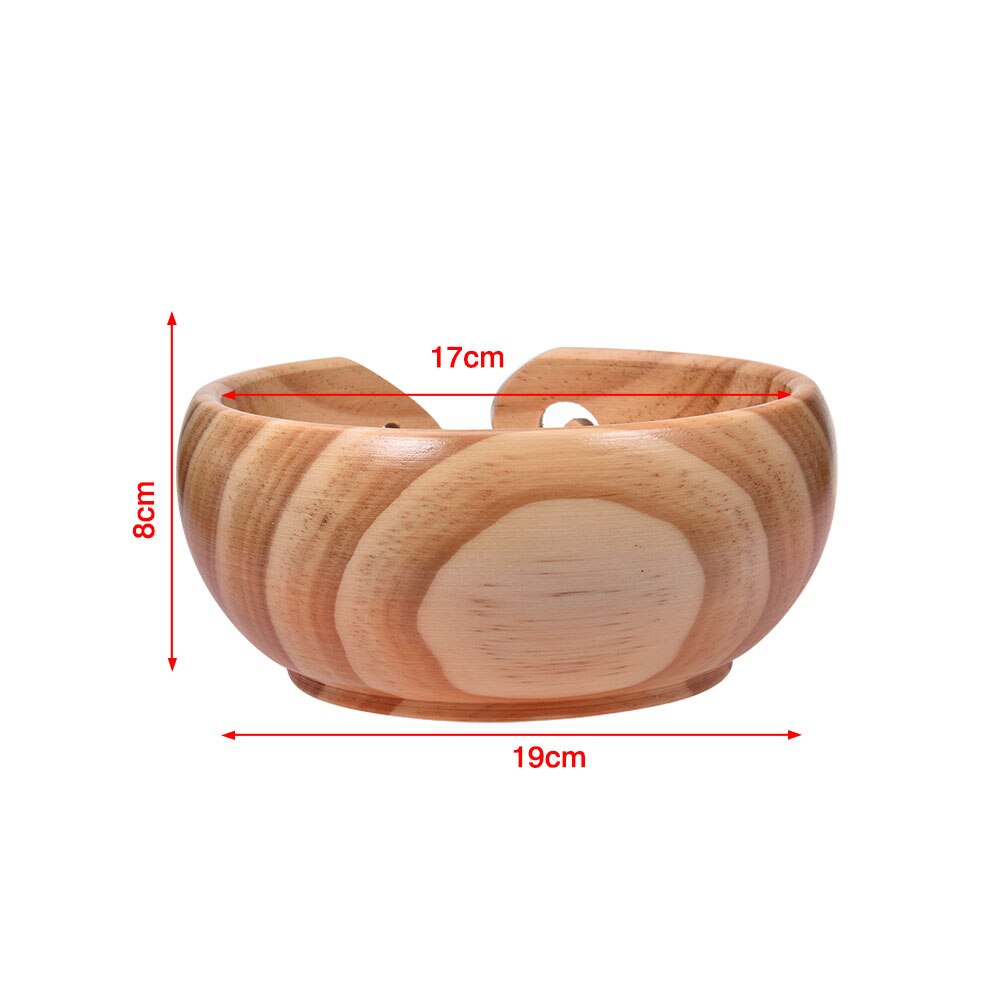 Wooden Yarn Bowl Handmade Woven Round Bowl For Knitting And Crochet Textile Wool Bowl Round Wooden Bowl Woven Bowl