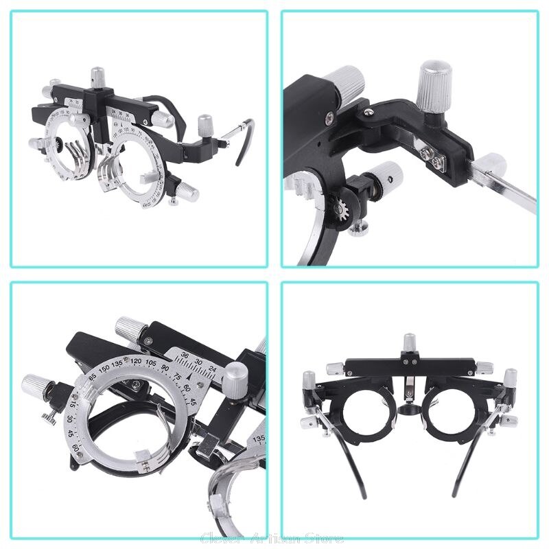 Optisk trail linse stel briller titanium legering justerbart tilbehør optometri øjenlæge test stel  au 26 20