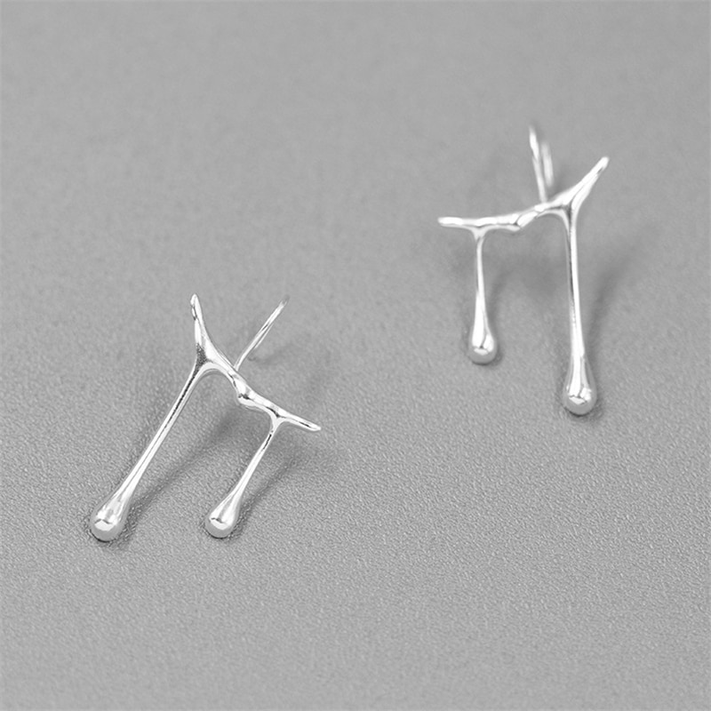 Inature Beetje Bij Beetje 925 Sterling Zilver Eenvoudige Geometrische Oorbellen Voor Vrouwen Brincos Vrouwelijke Sieraden