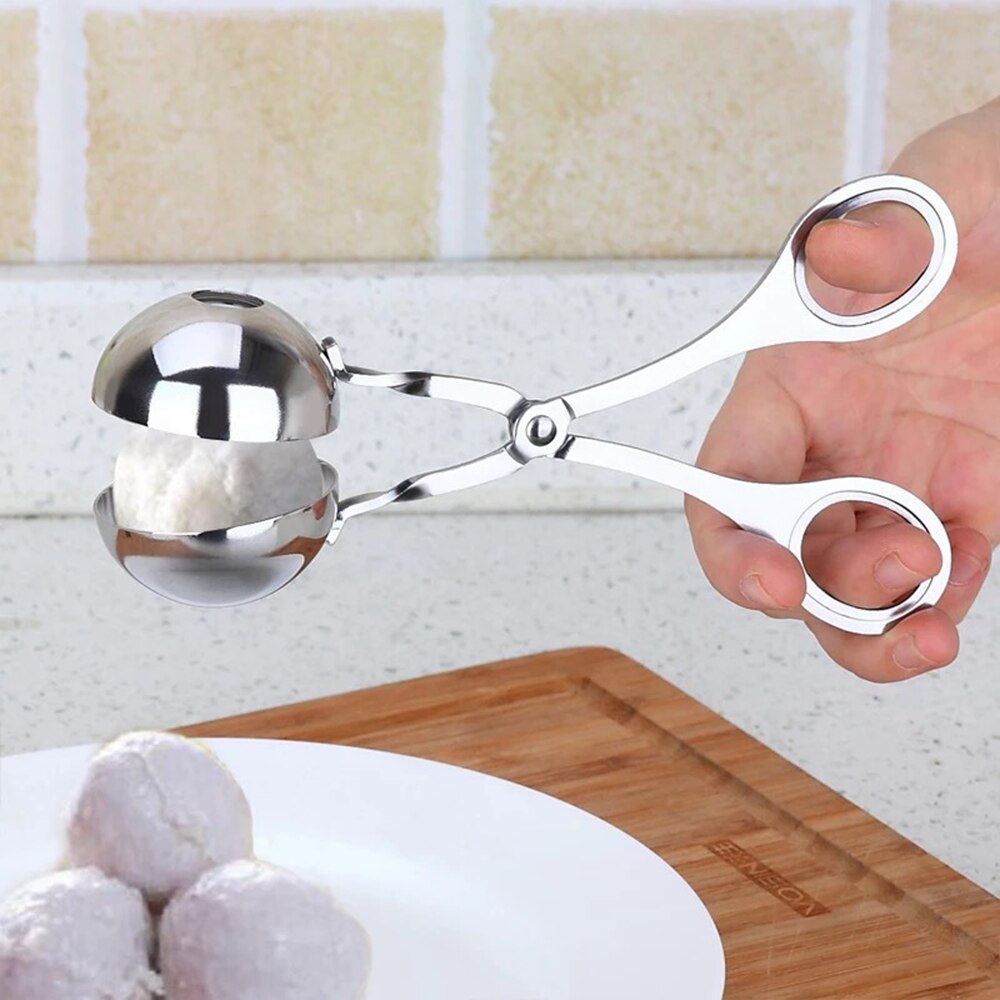 Cookie Tools Ball Maker Spoon Stainless Steel 304 Ice Cream Scoop set with Trigger