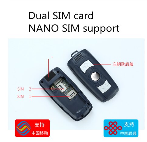 Gsm Bluetooth Mobiel Wireless Bluetooth Pocket Mini Mobiele Telefoon Mini Sleutelhanger Telefoon Dual Sim Magic Voice Bluetooth