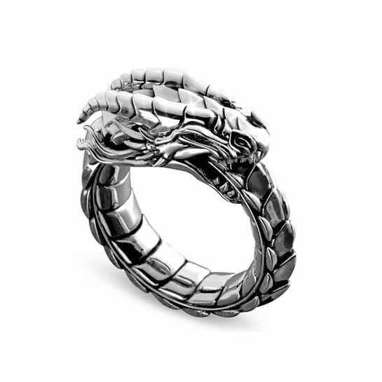 Personality Dragon Ring Men and Women Ring Retro Domineering Ring Party Dating Men and Women Ring