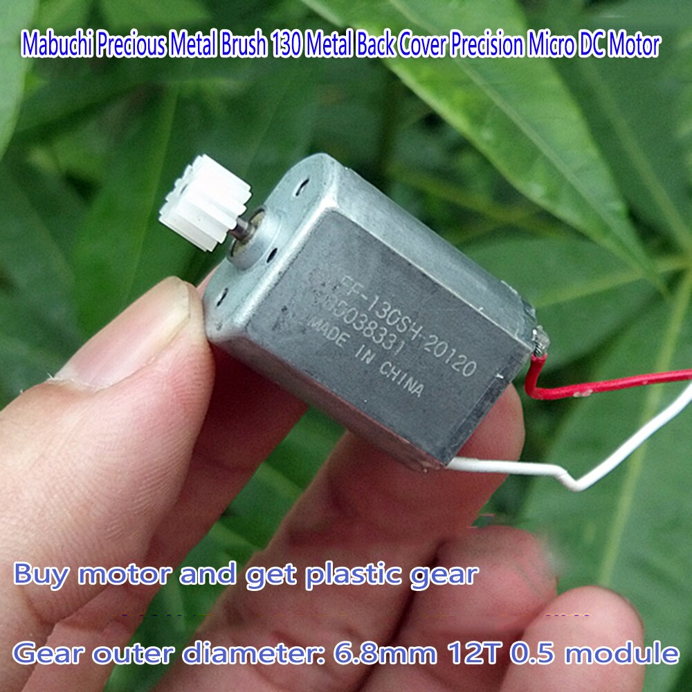 Mabuchi Dc 3V 4.5V 6V 15500Rpm Micro FF-130SH-22103 Elektrische Motor Precisie Edele Metalen Borstel Metal Back cover Voor Speelgoed Hobby