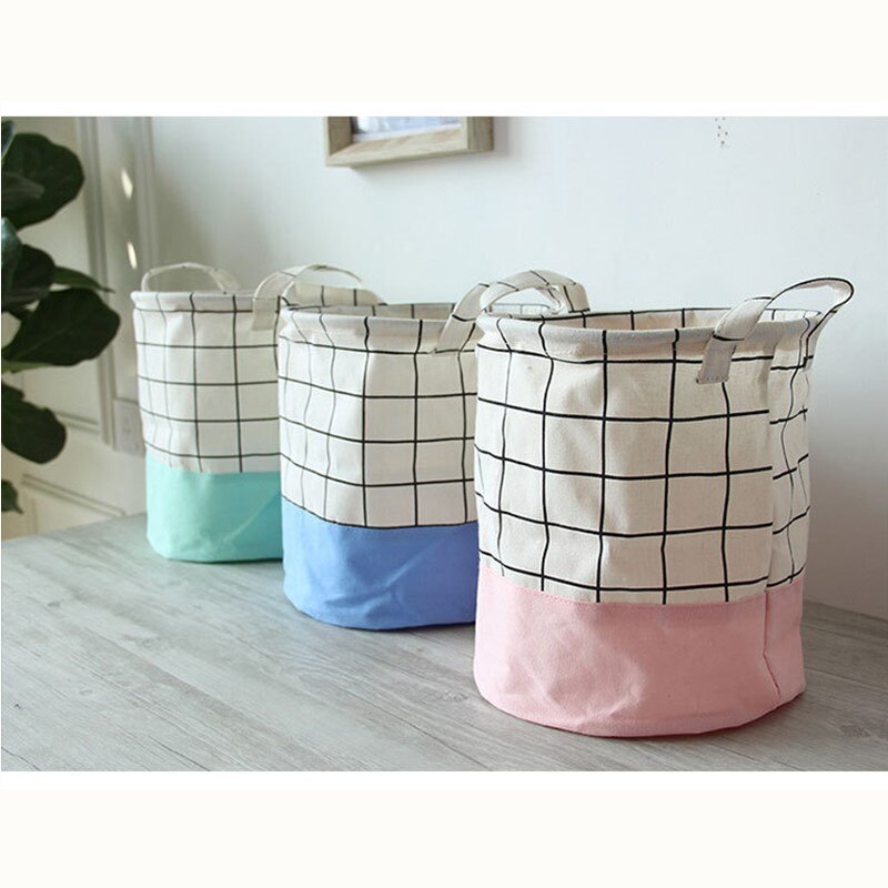 7 farver vasketøjskurv babyvasketøjskurve miljøvenlig picnic kurv butik vasketøjsposer tøjvask arrangør