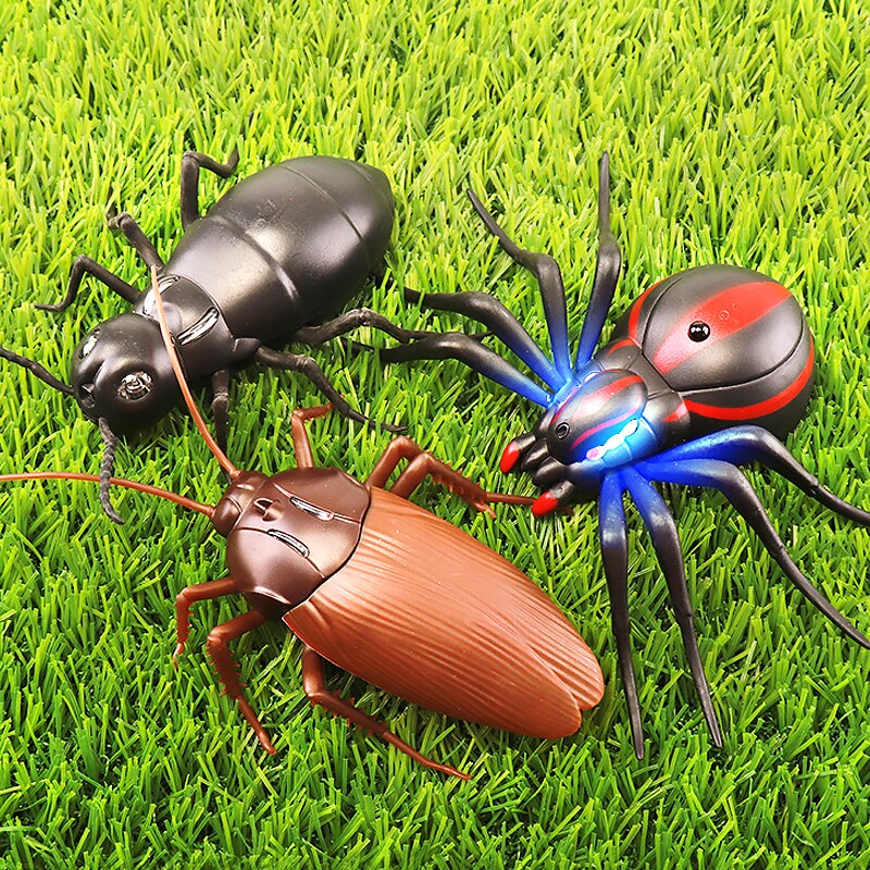 RC Animal Robot Antistress Insect Toys Infrared Simulation Spider Bee fly mantis Electric Toy for Children Prank Insects pet toy