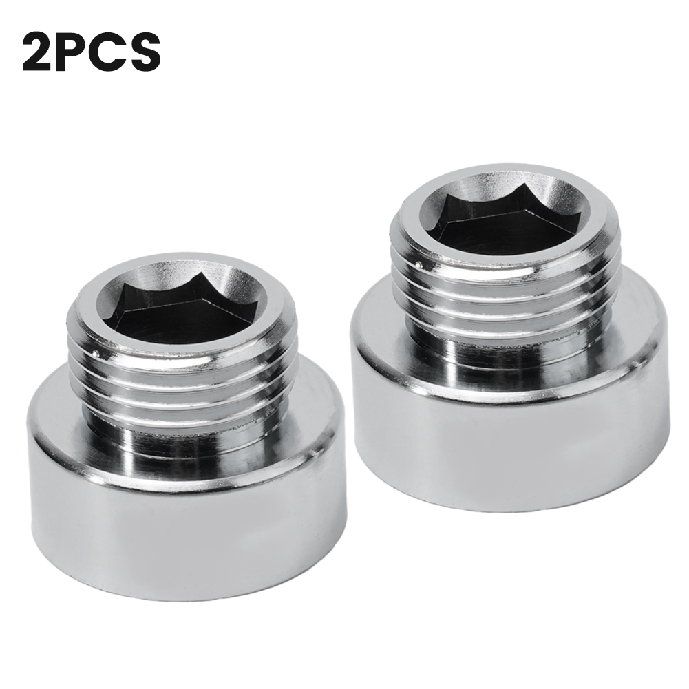 Für Dusche Schlauch/Kopf Adapter Teile Reduzierstück 3/4 "Buchse Auf 1/2" Männlich Schlecht Zubehör Langlebig Heißer neue Praktische: Gold