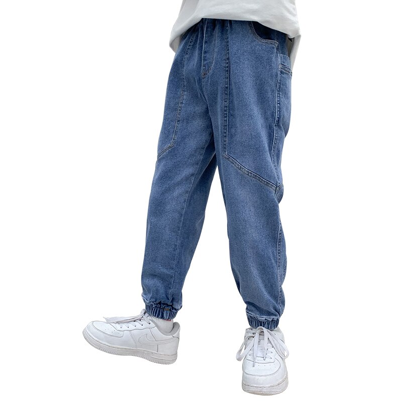 Classique enfants jean pour garçons Denim pantalon Jeans décontractés pantalon garçon vêtements printemps automne survêtement pantalon 5 6 7 8 9 10 11 12 ans