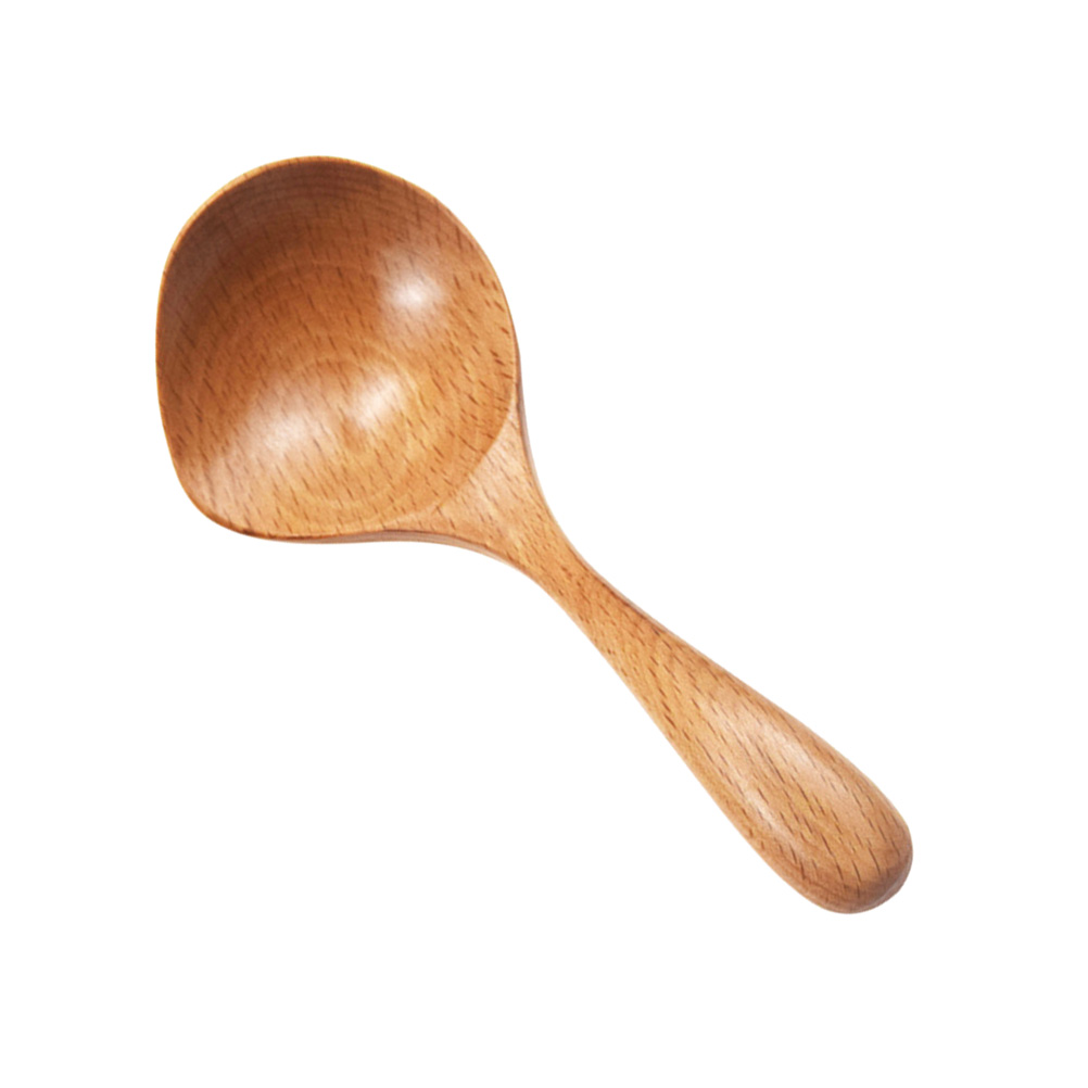 Houten Rijst Scoop Met Uitloop Japanse Stijl Pap Soep Lepel Keuken Gebruiksvoorwerp Servies Voor Thuis Restaurant