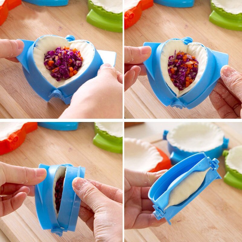 3pcs 13cm Easy Cooking DIY Dumpling Mold Dumplings Maker Dough Press Dumpling Pie Ravioli Mould Kitchen Tool Baking Accessories