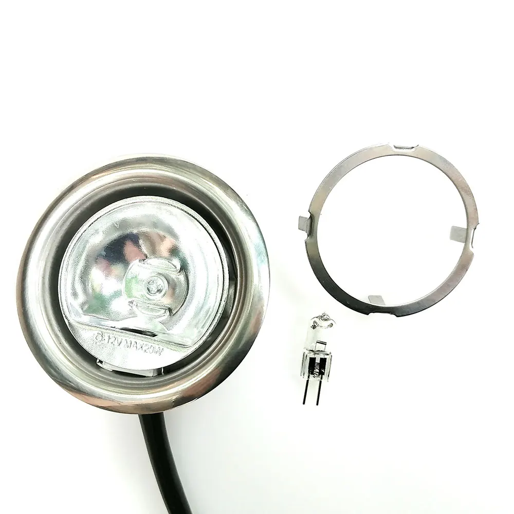 2-Piece 20W Halogen G4 Light Bulb Cabinet Light 2 Inches Hole 50mm Under Cabinet Light Range Hood Bulb Smoke Extractor Light