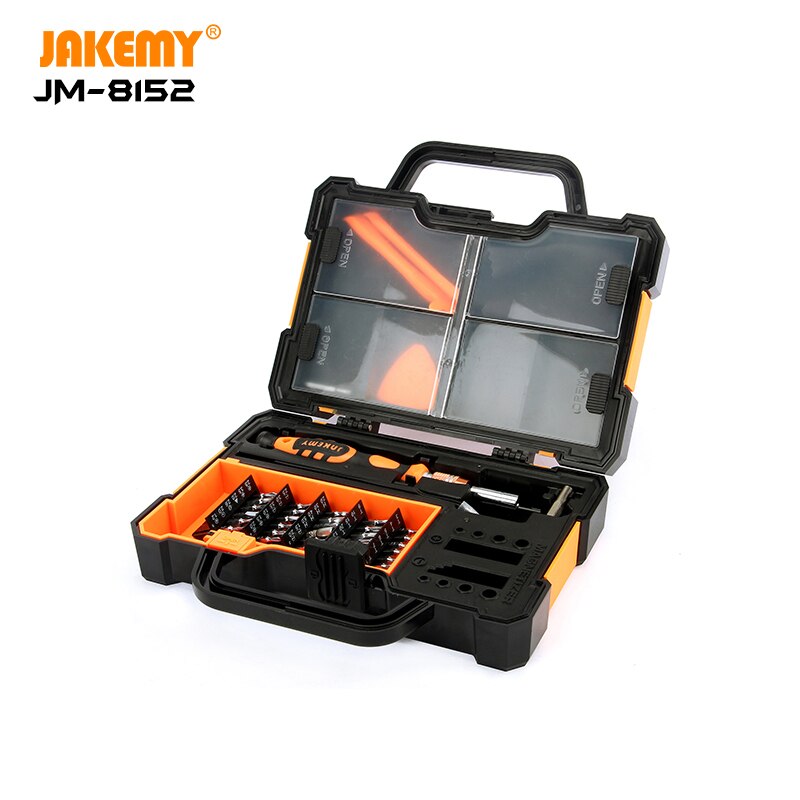 Jakemy JM-8152 Originele Combinatie 46 In 1 Precisie Accessoire Schroevendraaier Tool Set Multifunctionele Hardware Diy Handgereedschap