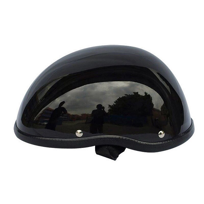 Schedel Cap Motorhelm Vintage Half Gezicht Helm Retro Duitse Stijl Chopper Cruiser