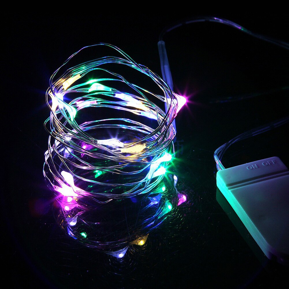 Fairy Light Copper Wire Christmas Night Romantic Decor Waterproof Chain Led Mini Party Wedding Battery Powered Garland