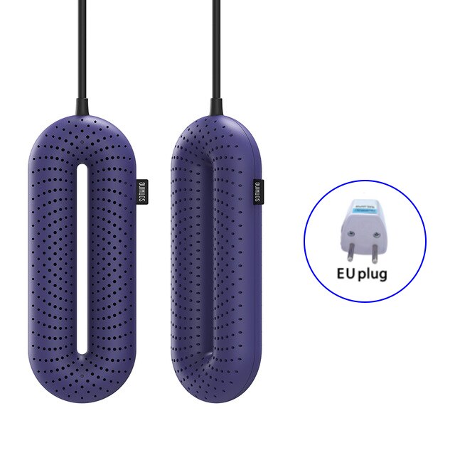 Xiaomi Sothing zero-jeden przenośne domowe sterylizacja elektryczna buty robić butów suszarka robić suszenia w stałej temperaturze dezodoryzacja: purpurowy add EU wtyczka