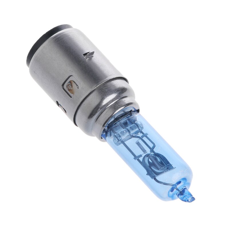 Phare de moto avec ampoule halogène au xénon, lumière blanche, DC 12V 35W BA20D E7CA