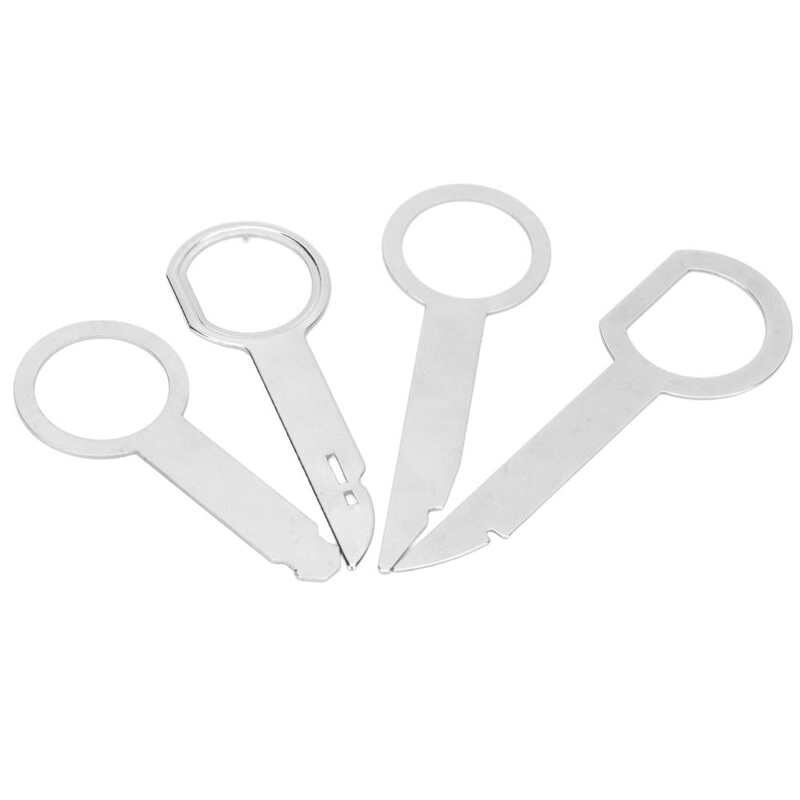 Ferramenta de remoção de rádio do carro resistente cd player liberação chaves ferramentas substituição para ford para reparo