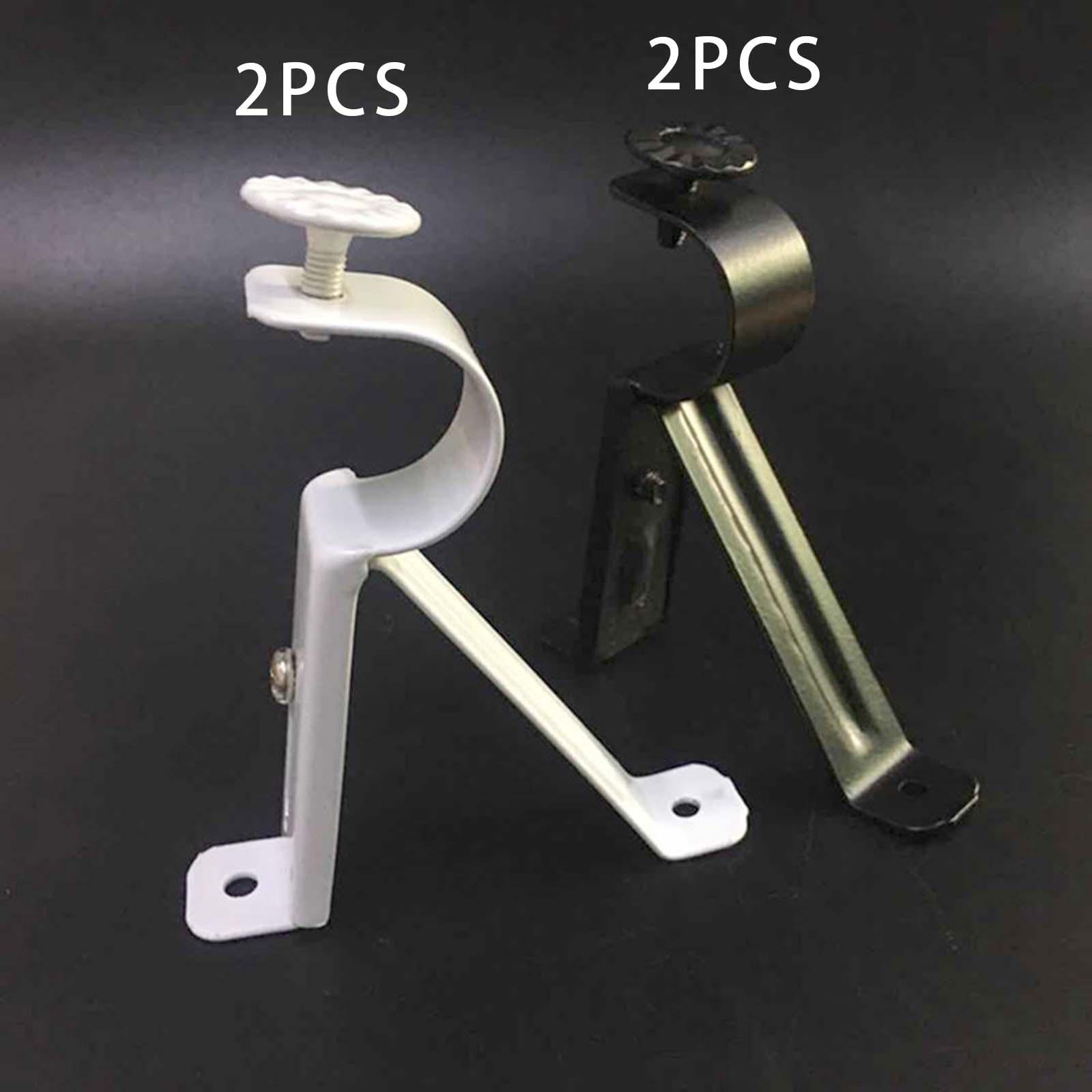 2 Stück Gardinen stangen halterungen Vorhang büGel Vorhang Halfter Hardware- Universal--Stütz gestell für 1 Zoll bis 1,1 Zoll Vorhangs tange
