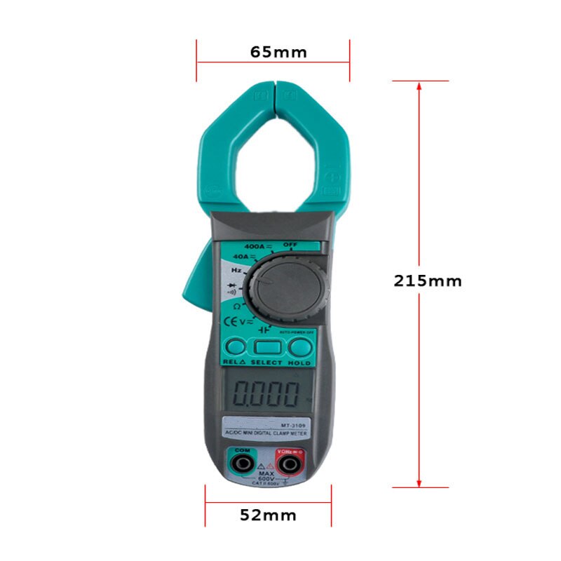 Digital Clamp Meter Measuring Current AC/DC Meter LCD Display Instrument Practical Electric Tool