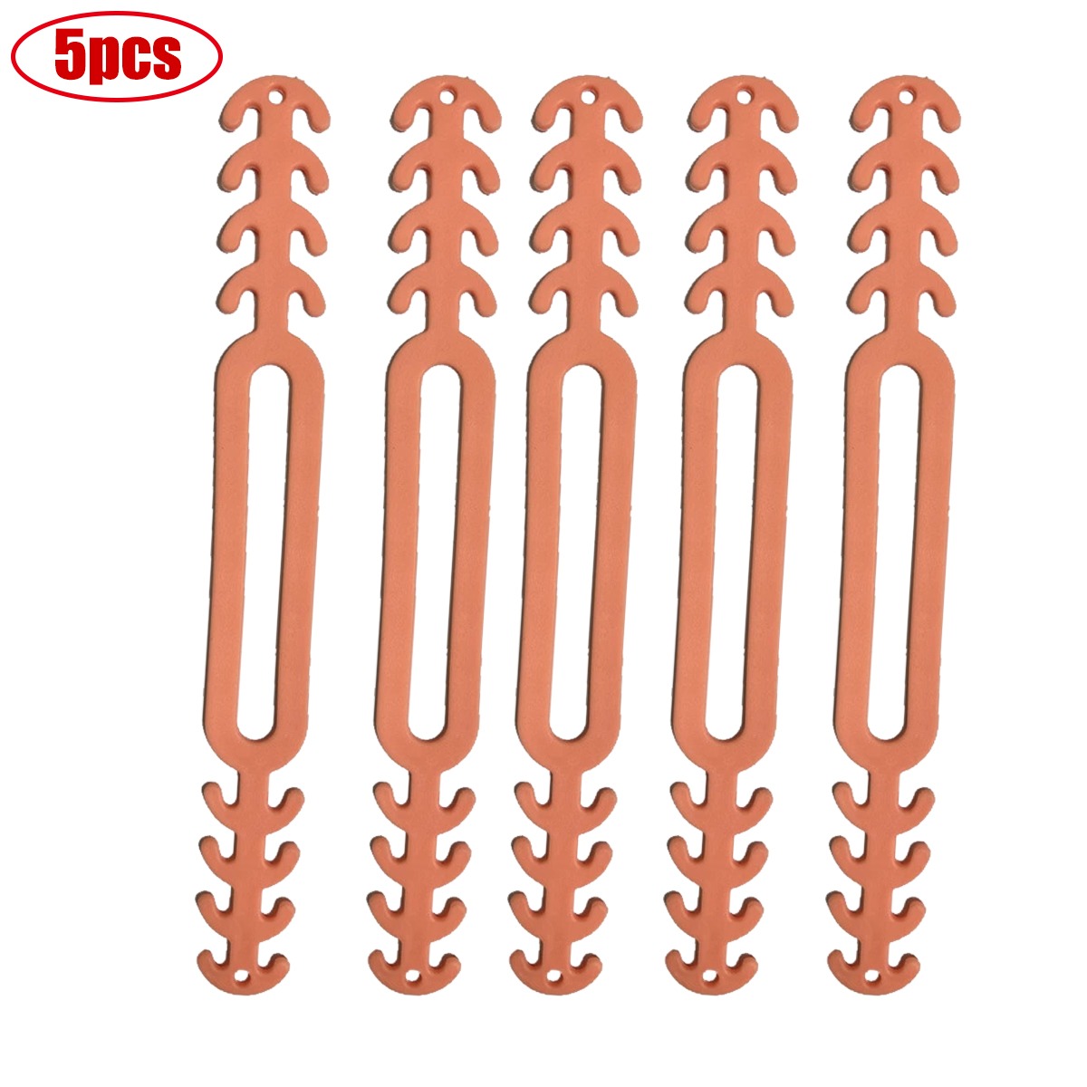 Regulowany antypoślizgowy maska silikonowa uchwyt uchwyty do uszu salvaorejas mascarillas rozszerzenie hak maski klamra uchwyt wisi maski: 5pcs orange