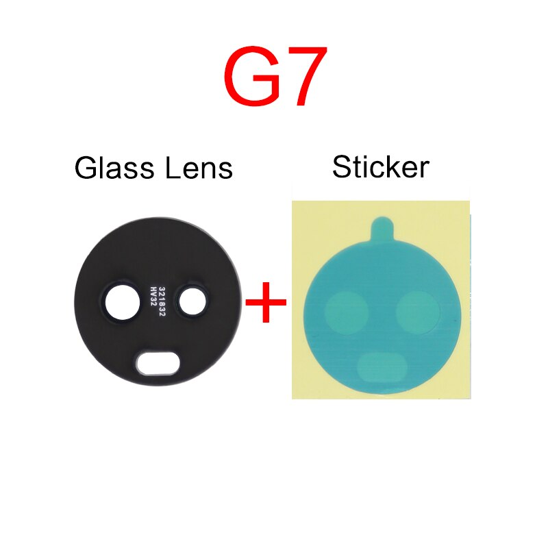 1 stk bagkamera glaslinser med tape udskiftningsdele til motorola  g7 plus  g7 play power: Til  g7