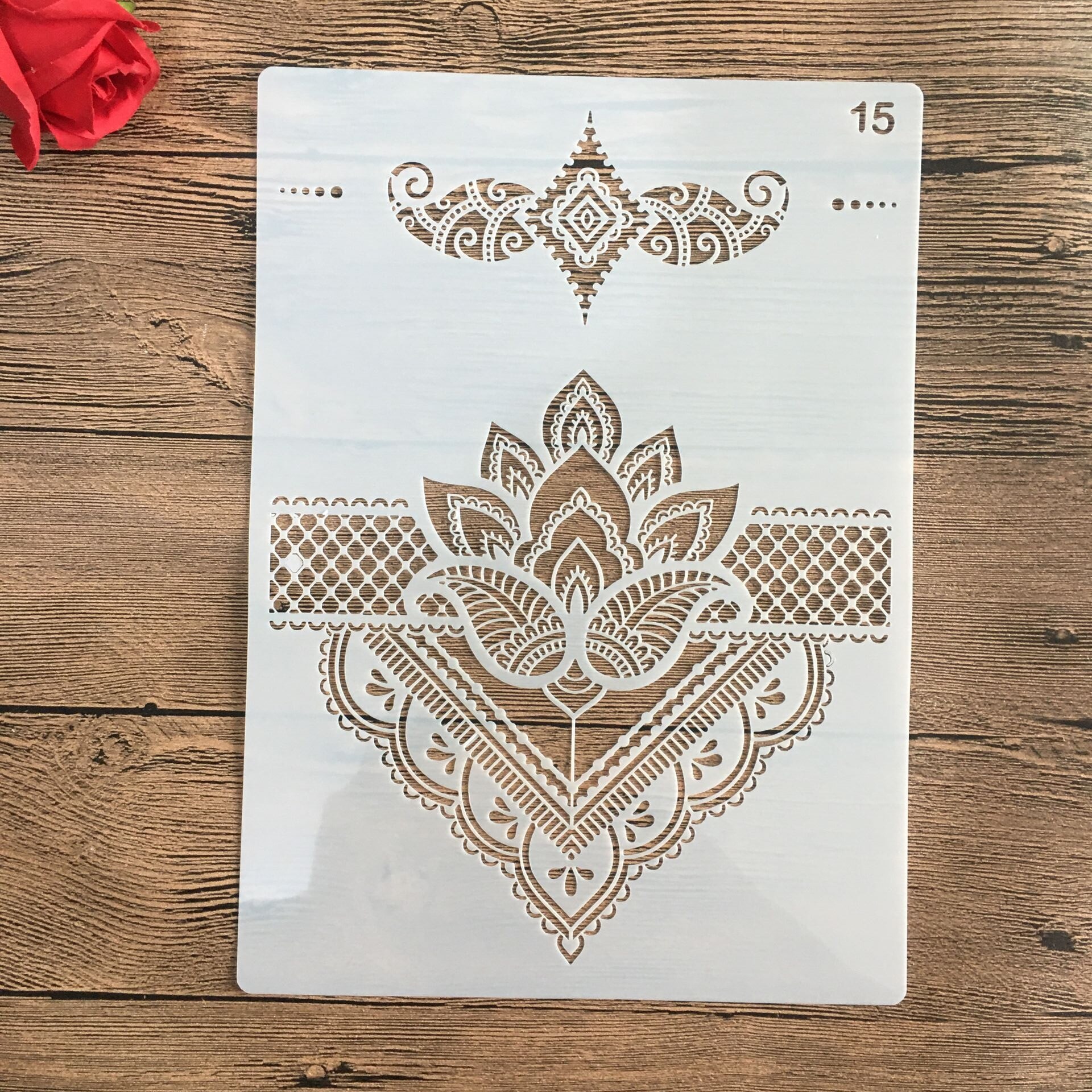 A4 29 * 21cm Mandala DIY Stencils Wall Painting Sc... – Vicedeal