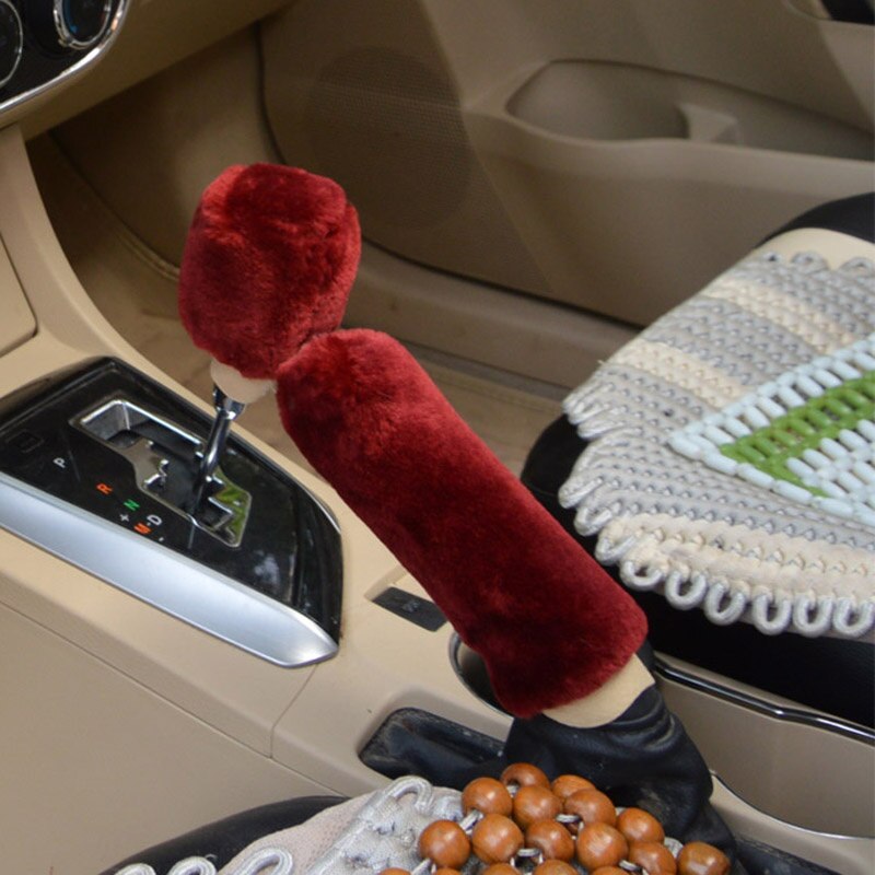 Winter plüsch fell auto hand brems abdeckung schaltknauf abdeckung für Buick Regal Lacrosse Excelle GT/XT/GL8 /ENCORE/Enclave/Envision/Park