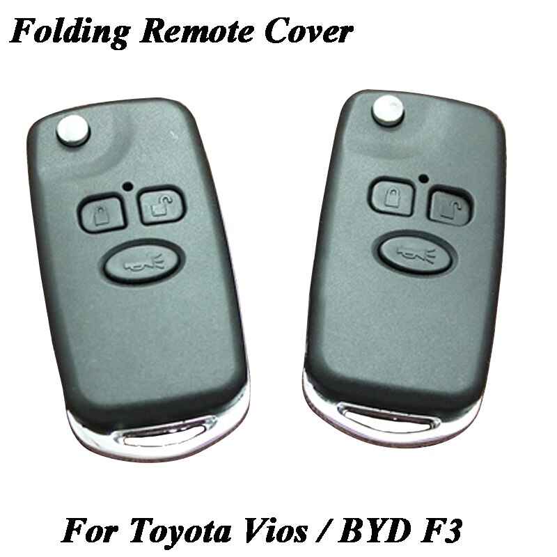 Top Vervang Toyotacar Sleutel Shell Viose Afstandsbediening Sleutel Behuizing BYDF3 Gemodificeerde Auto Sleutel Cover