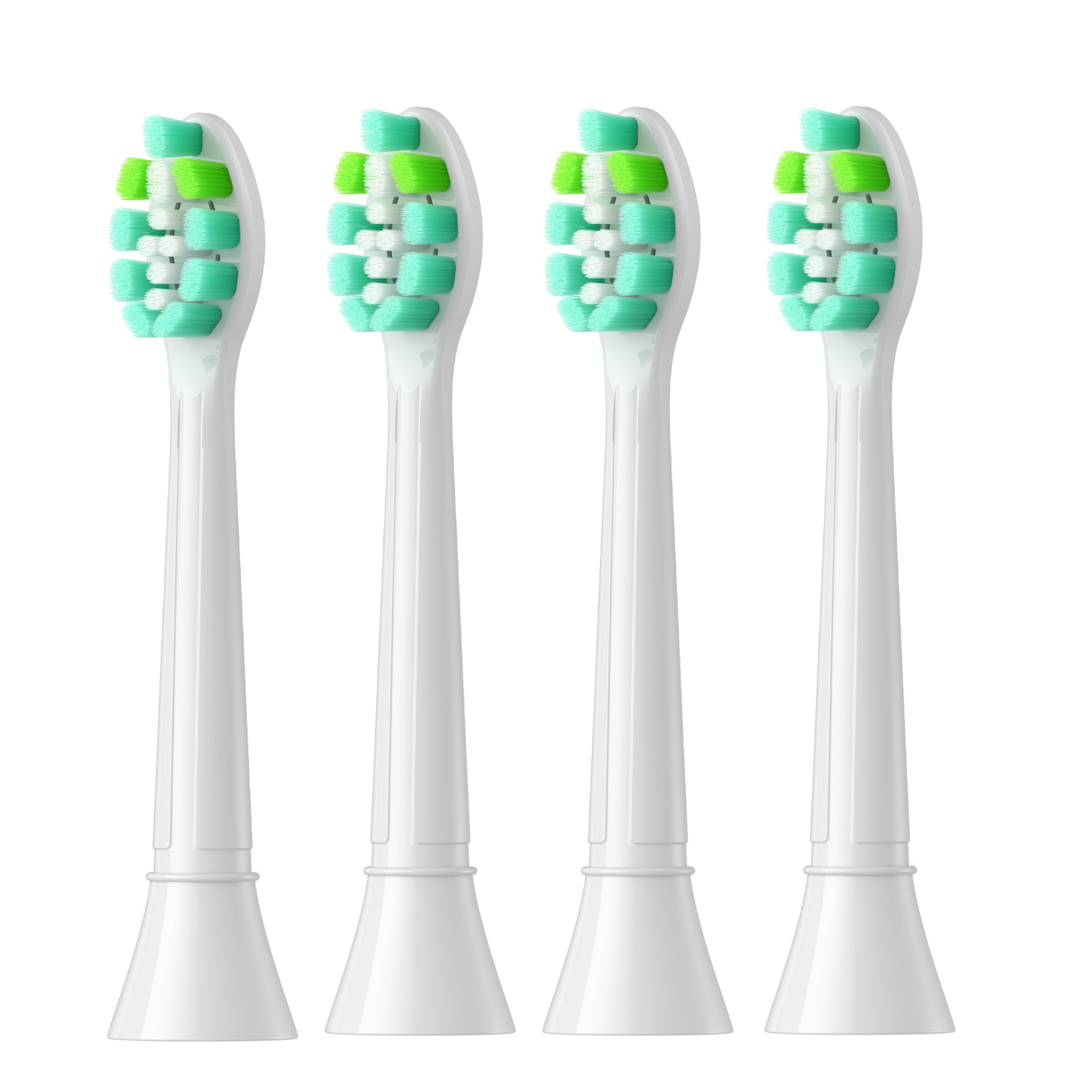 Cabezales de repuesto para cepillo de dientes, compatibles con Phips, cabezal de cepillo eléctrico de repuesto 4100 6500 6100 7500 5300, 4/8 Uds.: Blanco