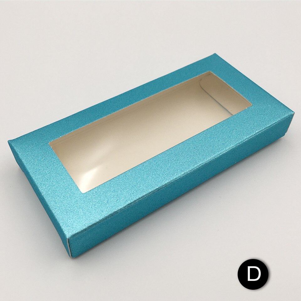 10pcs/lot Lash Packaging Holographic Lash Boxes Packaging Bulk Soft Paper Eyelash Packaging Box Empty Lashes Box: 10 pcs box with tray / D
