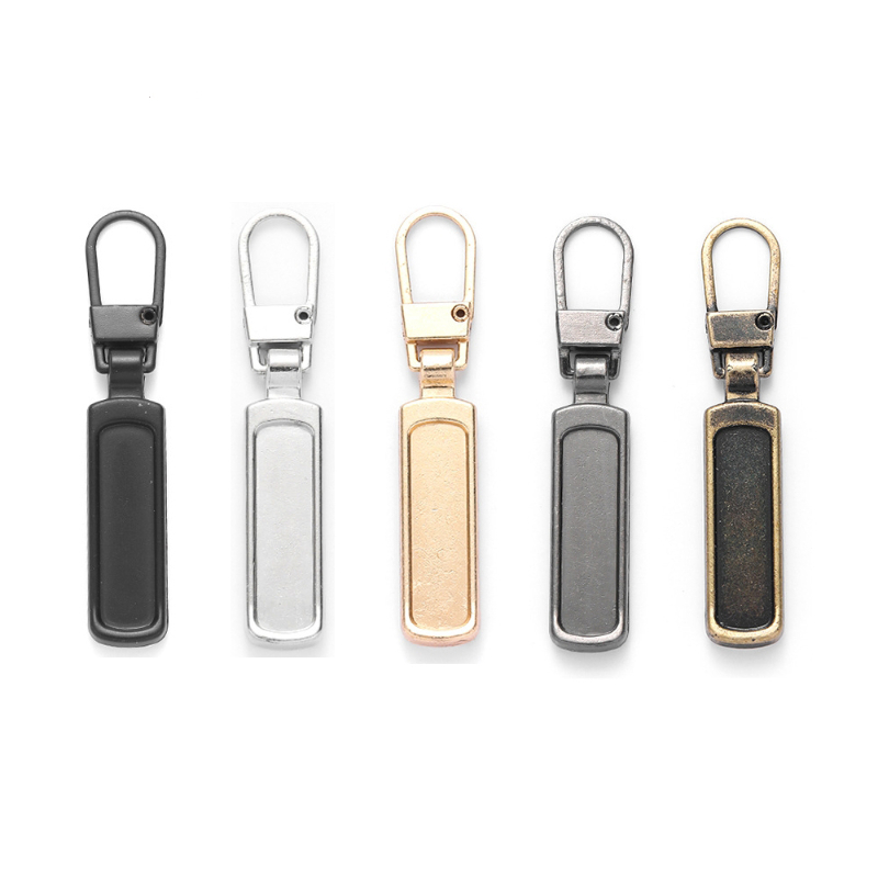 5 uds costura DIY cremallera desmontable cabeza cremallera tirar práctico bolso resistente bolso maleta mochila tienda