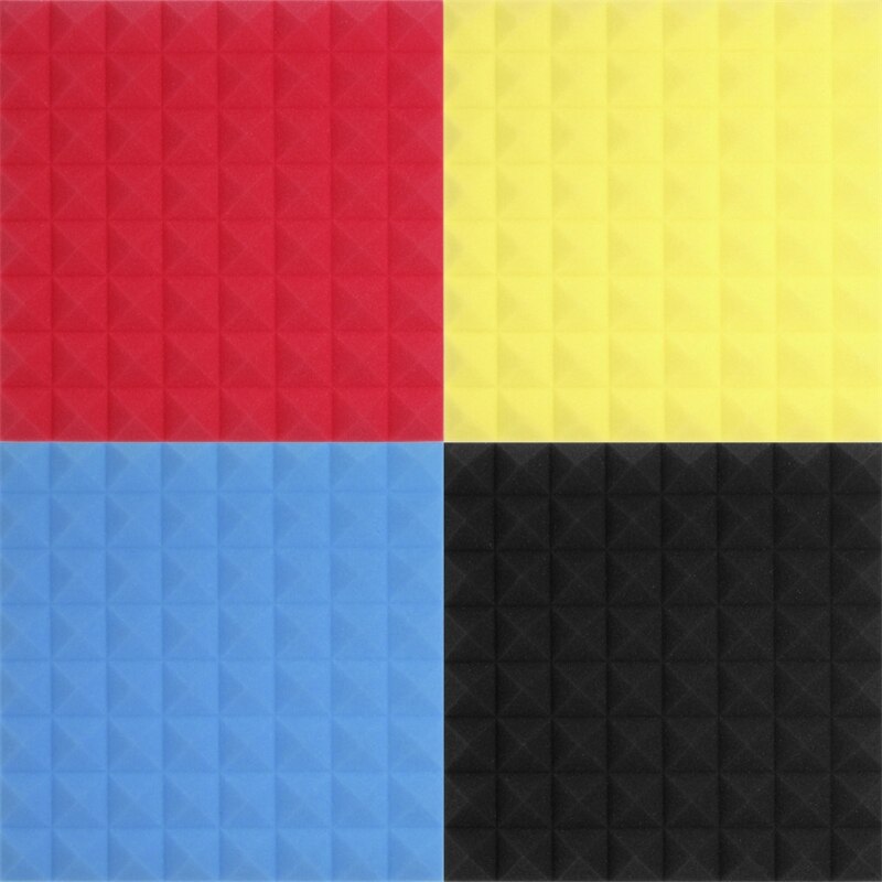50x50cmx5.5cm Akoestische Geluidsdicht Stop Absorptie Piramide Studio Schuim