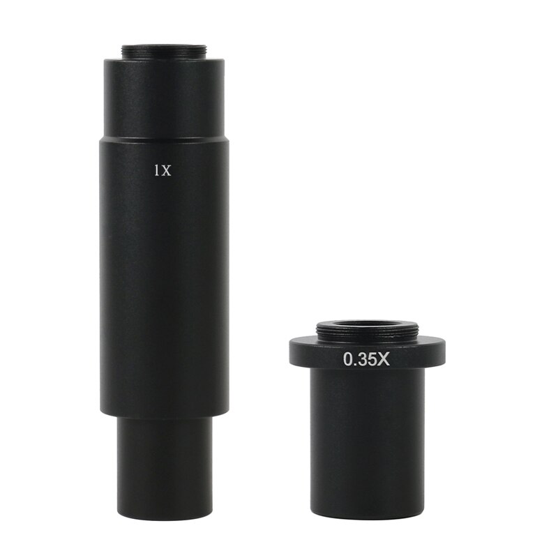 0.35X 0.5X 1X Industry Mono Lens Zoom C Mount Adapter Lens For 10A 0.7X~4.5X Industry Microscope Lens Camera Eyepiece Lens: 0.35X 1X
