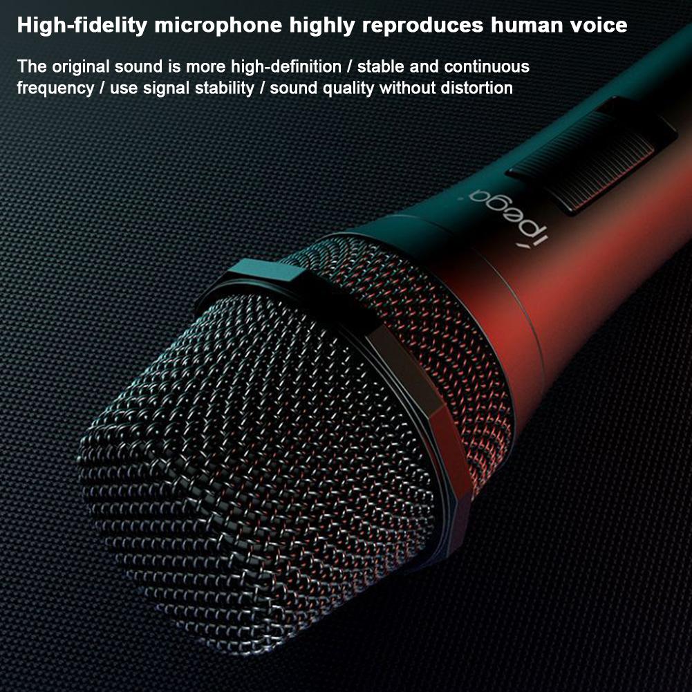 Karaoke Microphone USB Wired Speaker Portable Microphone Ergonomic MIC For Nintend Switch PS4 For PC