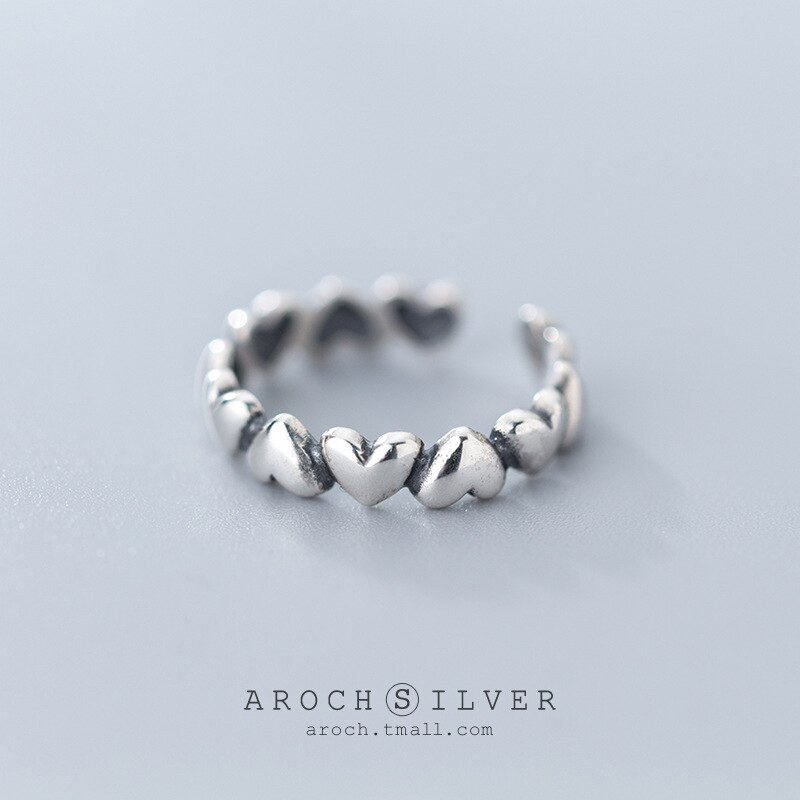 Arrivals Charmant Hart Ring Voor Vrouwen Boho Knuckle Partij Ringen Gothic Punk Sieraden Cadeaus Voor Meisjes