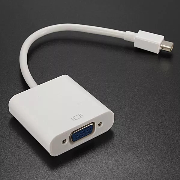 Hxairt Mini DP naar VGA Video Adapter 1080 p Thunderbolt Display Port naar VGA Kabels Voor Apple Macbook Pro Air